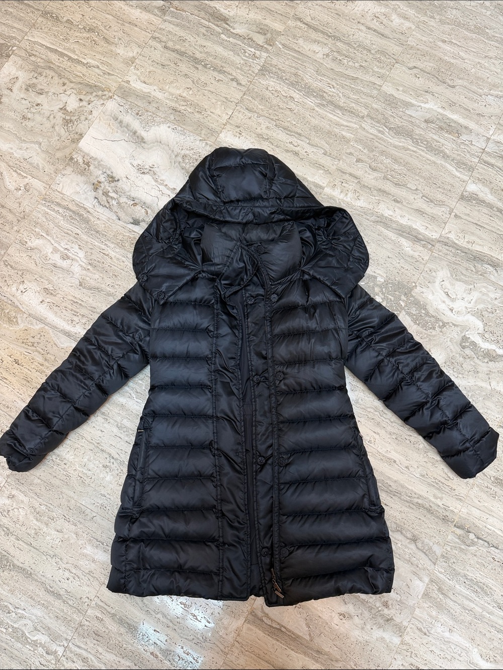 MaxMara The Cube Navy Puffer
